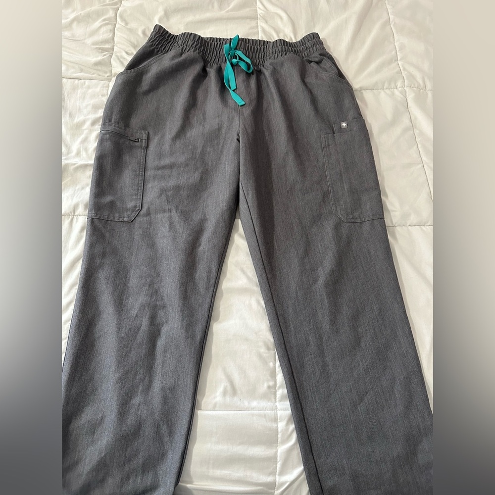 Figs Graphite High Waisted Yola Pants Gem